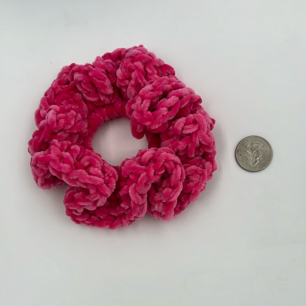 More you bid the more you get!Oversized Scrunchies Hair Ties Crochet Handmade - Picture 15 of 16